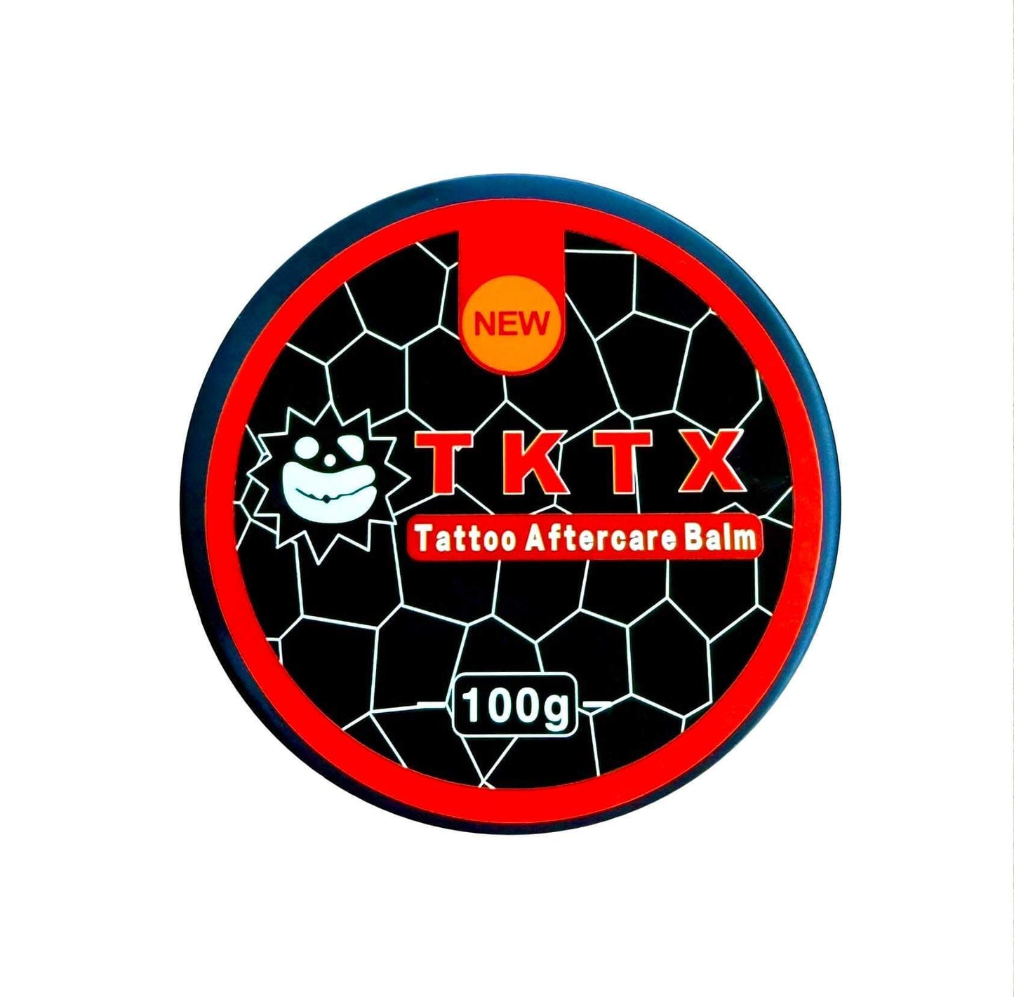 TKTX Aftercare Balm jar with natural ingredients for tattoo moisturizing and protection